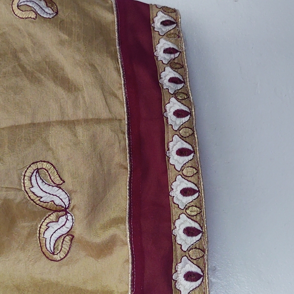 Indian Choli Crop Top Embroidered  Embellished Handmade sz Small - Picture 6 of 17